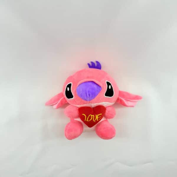 STITCH DE 18 A 20 CON CORAZON ROSA