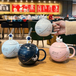 MT09306 TAZA CERAMICA SPACE ADVENTURE