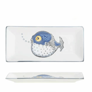 PLATO CERAMICA RECTANGULAR 10"