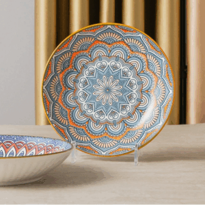 PLATO CERAMICA 8" ESTAMPADO SURTIDOS