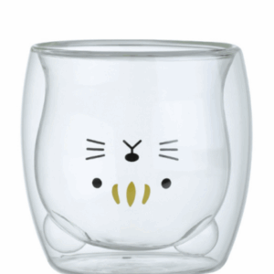 VASO VIDRIO GATO 250 ML