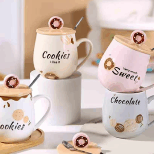 MT09928 TAZA CERAMICA COOKIES & CHOCOLATE