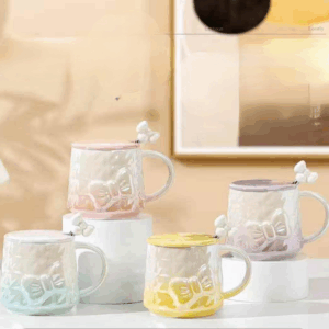 MT09980 TAZA CERAMICA CON MOÑO