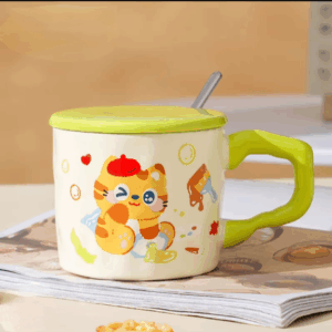 MT09972 TAZA CERAMICA GATO