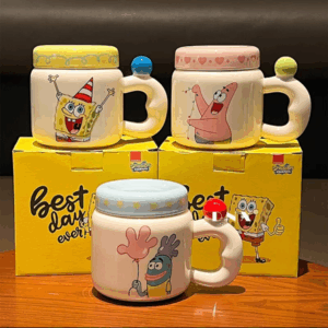 AA0005 TAZA CERAMICA ESTILO AMARILLO