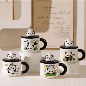 MT09977 TAZA CERAMICA PANDA