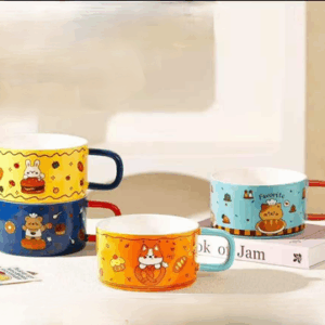 MT09973 TAZA TAZON CERAMICA ANIMALES