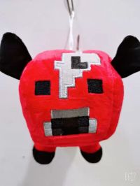 MINECRAF TORO ROJO 20CM