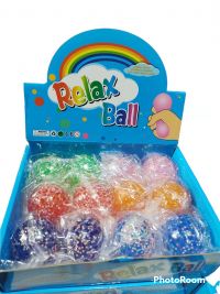 SQUISHY PELOTA COLORES X12 033