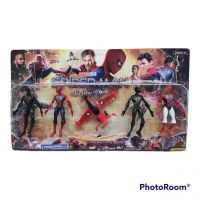 SPIDER MAN X4 CON AVION Y LUZ BLISTER 0145