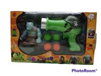 PISTOLA PLANTA VS ZOMBIE SURTIDO X2 CON CAMINAR Y BALIN PU 1197(57127-3)