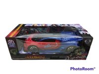 AUTO CAPITAN AMERICA R-C CON LUZ 555B