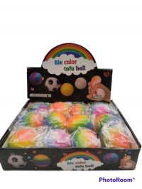 SQUISHY BLE COLOR TOFU BALL X12 AL-003-5