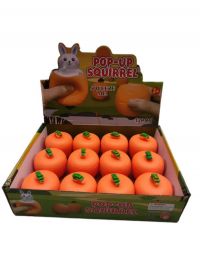 SQUISHY POP-UP SQUIRREL X12 AL-0439-5