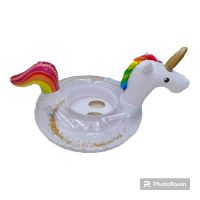 INFLABLES BARCO UNICORNIO EN POLVO DE ORO B063(80CM) 9347