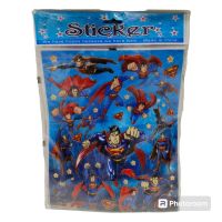 STICKERS SUPER MAN X50U MOTIVOS SURTIDOS AP183AB-1
