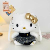 CARTERA NEGRO KITTY 40CM