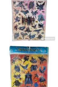 STICKERS BATMAN X50U MOTIVOS SURTIDOS AP183AB-1