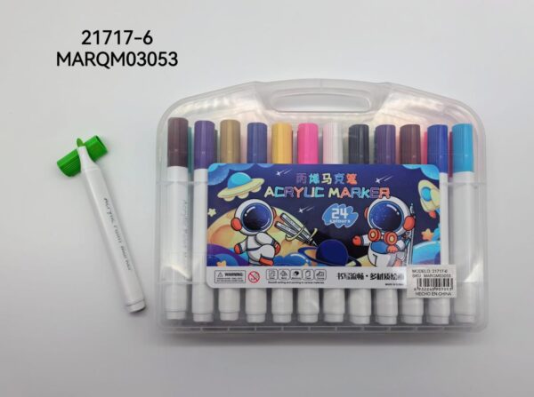 MARCADORES ACRILICO 24COLORES 21717-6-60