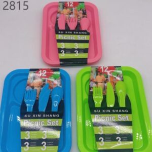 JUEGO PLATOS CON CUBIERTO2815-150