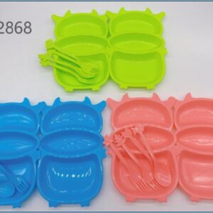 JUEGO PLATOS CON CUBIERTO 2868-120
