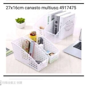 27X16CM CANASTO PVC BLANCO MULTIUSO 4917475