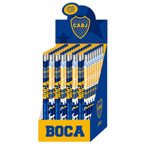 Lapiz Con Goma Tip Boca Juniors