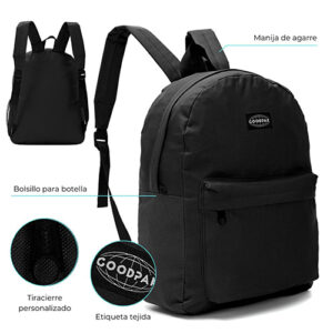 Mochila Goodpak Lisa Negro 17"
