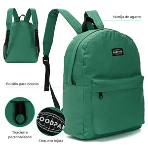Mochila Goodpak Lisa Verde 17 Pulg