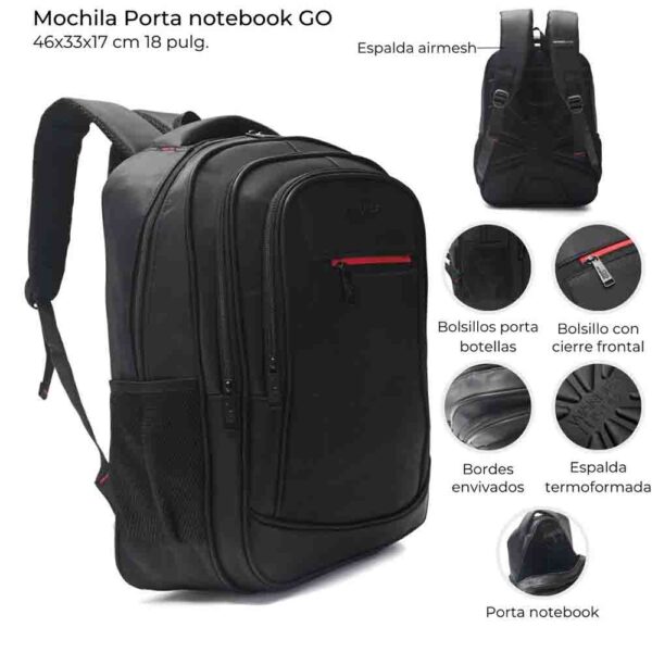 MOCHILA GO PORTANOTEBOOK 18"