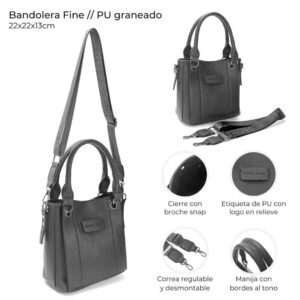 BANDOLERA FINE CON MANIJAS Y CORREA