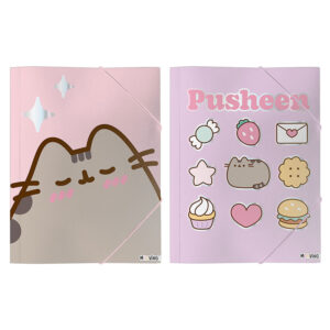 Carpeta Oficio 3 Solapas Pusheen