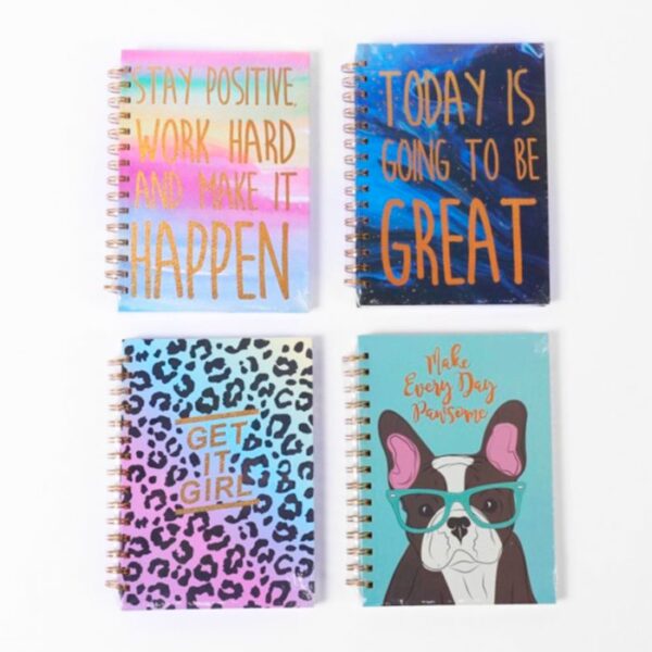 Cuaderno Con Espiral Surt.100 Hjs. 15x21 Cm