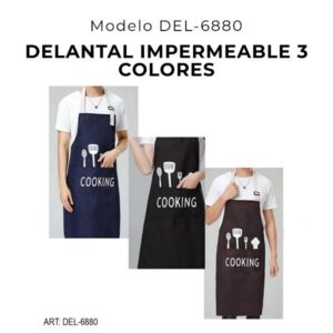 DELANTAL DOBLE DEL-6880/DEL06X