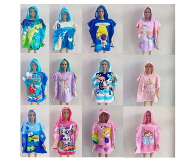 PONCHO MICROFIBRA INFANTIL PON2X